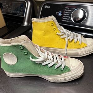 Multicolored Converse All Stars High Tops